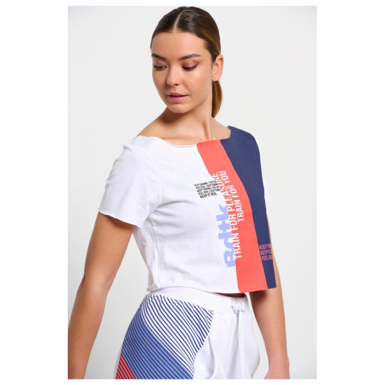 Bodytalk Γυναικεία κοντομάνικη μπλούζα Cropped